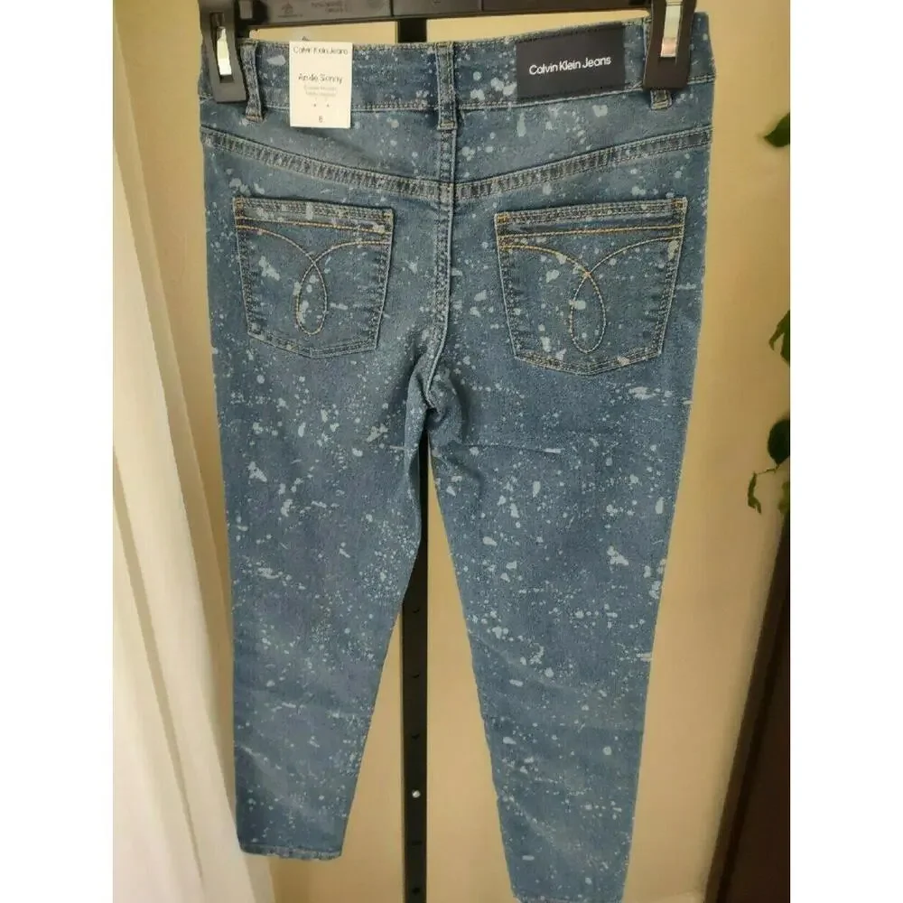 Nwt Calvin Klein Girls Jeans Size 8